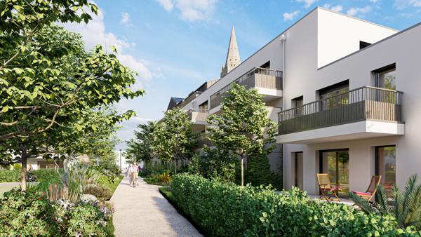 A VENDRE Appartement de type 3 en plein bourg de Saint Sylvain d'Anjou