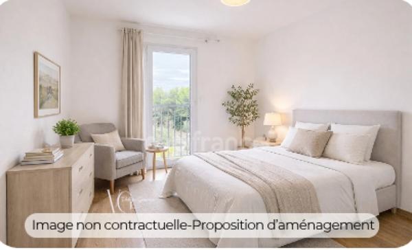 Appartement T2 à vendre – Résidence Seniors Juvignac (34)– Confort, sécurité, tranquillité- Proche commerce et tram