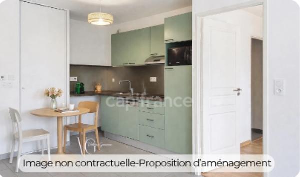 Appartement T2 à vendre – Résidence Seniors Juvignac (34)– Confort, sécurité, tranquillité- Proche commerce et tram