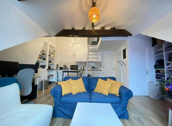 Beau studio avec mezzanine - 3,50m d'hauteur sous plafond