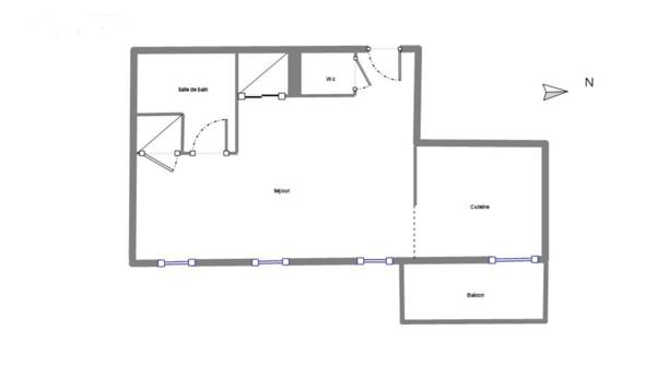 Studio 31,4 m² proche centre-ville - Box en sous-sol - Franconville