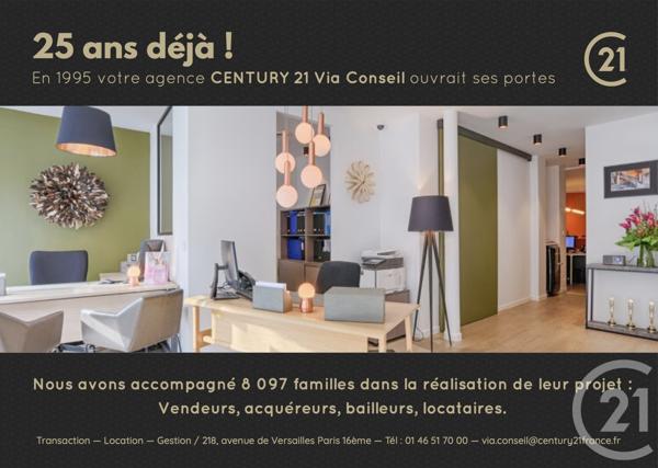 Appartement F3 à vendre  3 pièces - 75 m2 SEVRES - 92
