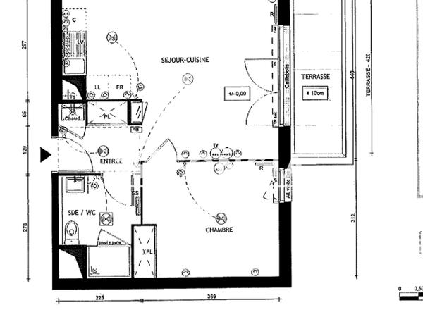 Location Appartement 2 pièces 43.87 m² - Laval 53000