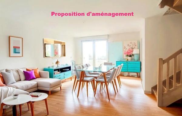 DUPLEX 71 m2 - 2 chambres - PARFAIT ETAT