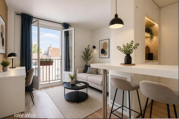 A Montreuil (93100) – Studio 20 m² avec parking, à 15 minutes à pied du métro Mairie de Montreuil