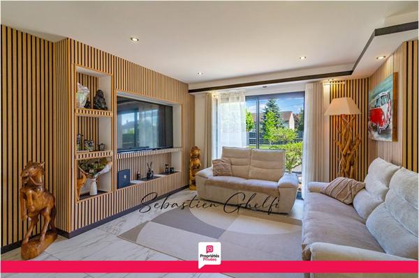 belle maison de plain-pied avec 3 chambres-cellier-grand garage-beau terrain