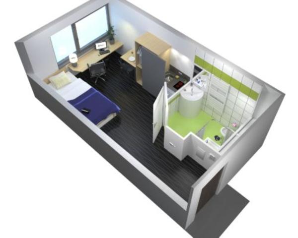 Appartement Auzeville Tolosane 1 pièce(s) 18.04 m2