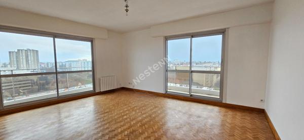 A Chalon sur Saône appartement T3 de 72 m² résidence PALMA vue panoramique