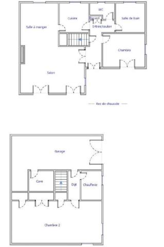 45700 VILLEMANDEUR - Maison sur sous-sol 