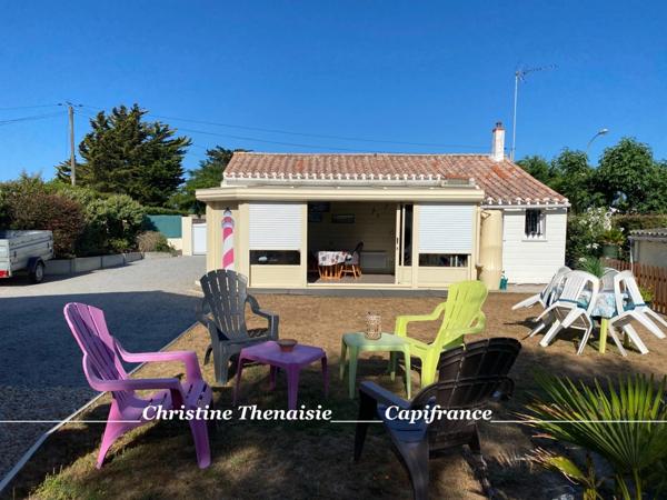 Maison à vendre rénovée 2 pièces + Véranda + Annexe de 41 m2 à deux pas de la mer et de la forêt SAINT HILAIRE DE RIEZ (85)