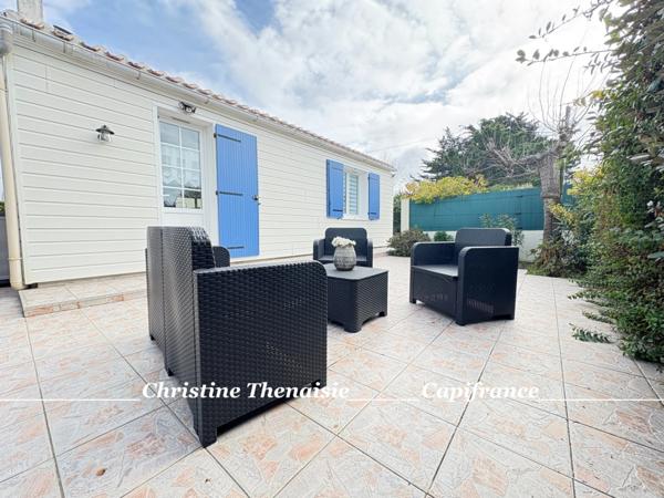 Maison à vendre rénovée 2 pièces + Véranda + Annexe de 41 m2 à deux pas de la mer et de la forêt SAINT HILAIRE DE RIEZ (85)