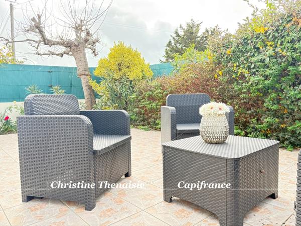 Maison à vendre rénovée 2 pièces + Véranda + Annexe de 41 m2 à deux pas de la mer et de la forêt SAINT HILAIRE DE RIEZ (85)