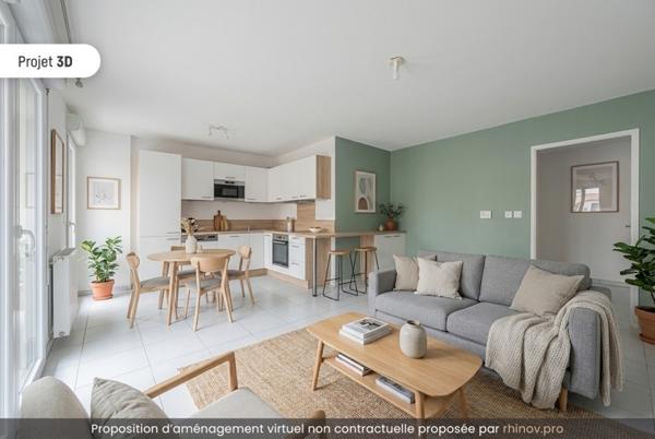 Appartement à vendre |  Toulouse |  3 pièces | 59 m²