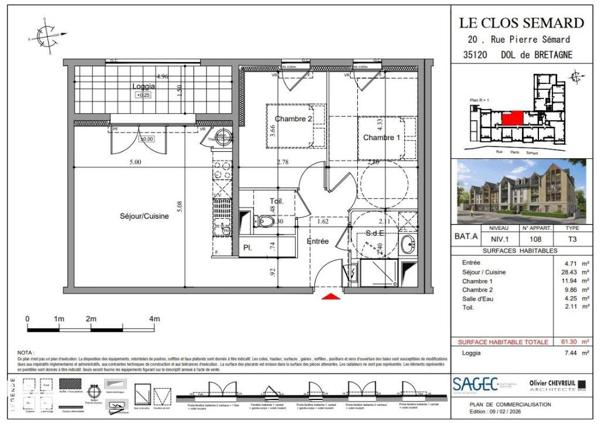 APPARTEMENT T3 HYPER CENTRE