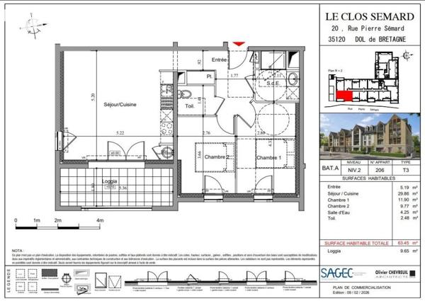 APPARTEMENT T3 HYPER CENTRE