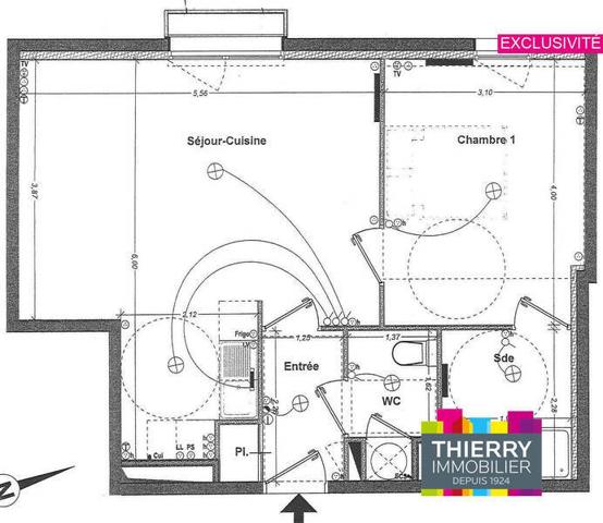 Appartement 2 pièces - 44100 Nantes -  Canclaux - Mellinet