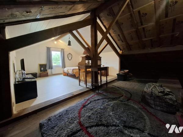 Belle maison atypique en brique de 84 m² hab à PONS à 800m à pied du centre ville 