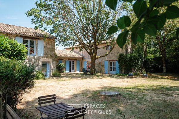 Propriété avec piscine à fort potentiel en pleine nature