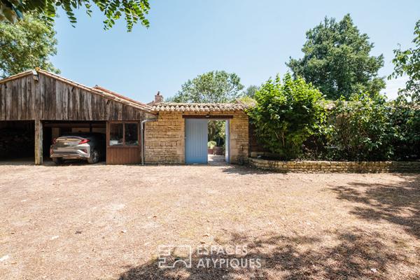 Propriété avec piscine à fort potentiel en pleine nature