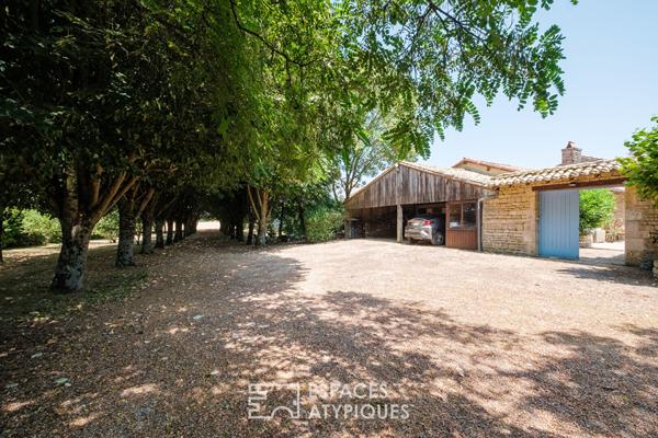 Propriété avec piscine à fort potentiel en pleine nature