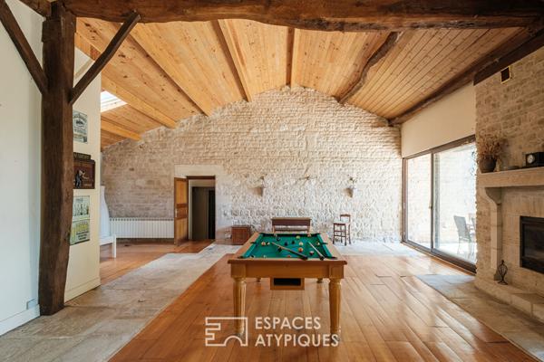 Propriété avec piscine à fort potentiel en pleine nature