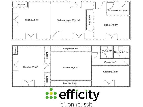 Maison 5 pièces - 100 m²