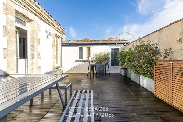 Appartement de charme avec terrasse et vue sur le port