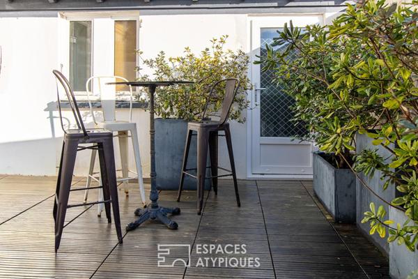 Appartement de charme avec terrasse et vue sur le port