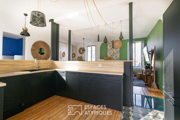 Appartement de charme avec terrasse et vue sur le port