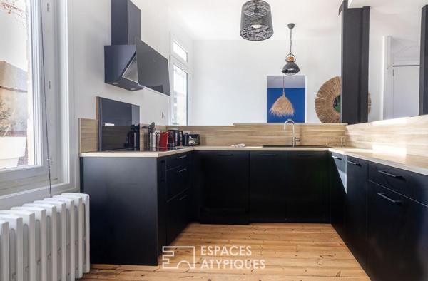 Appartement de charme avec terrasse et vue sur le port