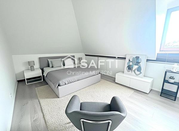 Appartement T4 en duplex avec cave et 2 places de parking privatives