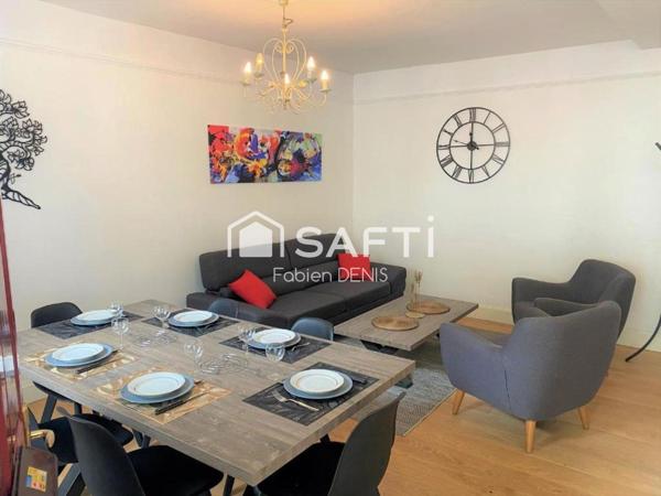 Gîte équipé centre ville avec 6 couchages