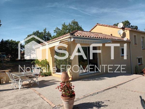 Maison sur les hauteurs de Cahors avec piscine !