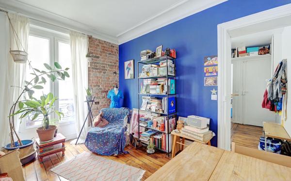 Appartement à vendre    3 pièces • 37 m2 Paris 18