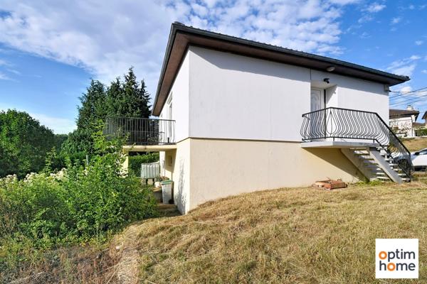 MAISON DE PLAIN PIED SURELEVE - VUE DEGAGEE - TERRAIN 12 ARES 37