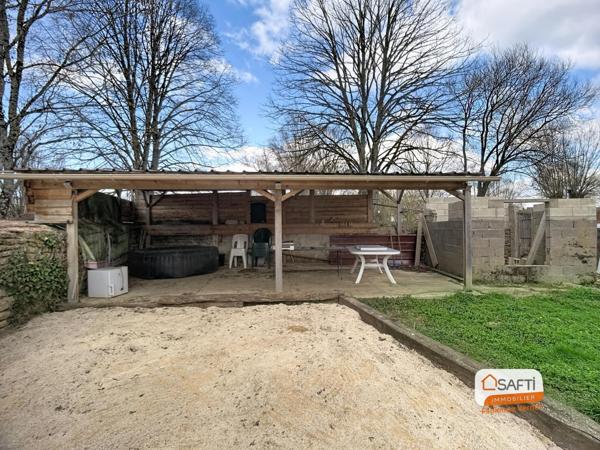 Maison de village avec dépendances et terrain clos de 1250 m²