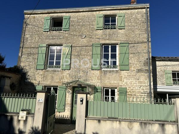 En exclusivité maison en pierre 3 chambres et un bureau (quartier sainte-pezenne)