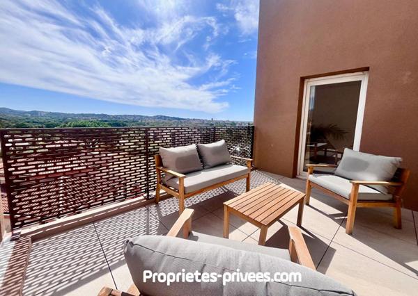 Fréjus Counilliers-ValescureT4 lumineux avec toit-terrasse et vues imprenables
