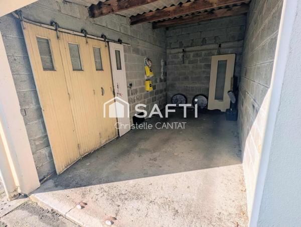 Appartement F3, 2 chambres, balcon, cave et garage