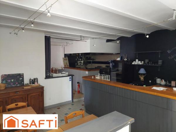 ANCIEN COMMERCE 230m², espace de vie 90 m2, terrain +700m²