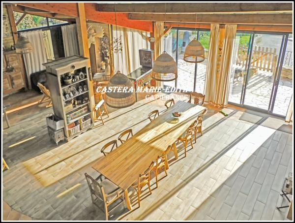DOMAINE - HAMEAU - MANOIR AVEC TOURS + 2 MAISONS + LAC +33 pièces - MIRANDE à 7 MINUTES  (32) Opportunité unique