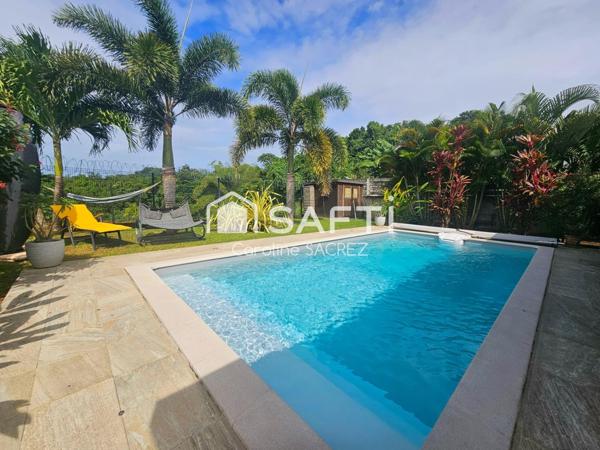 Maison familiale récente, sans travaux – Grande piscine & vaste terrasse – Saint-Esprit