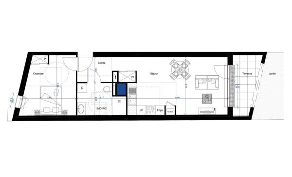 Appartement à vendre 2 pièces 47 m² Rennes