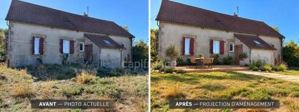 Maison à vendre 5 pièces LE THEIL (03)
