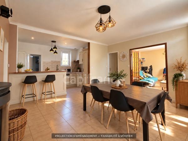 Maison à vendre 5 pièces LE THEIL (03)