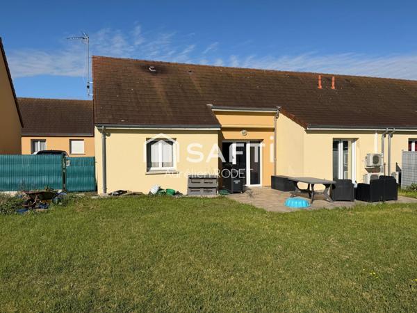 Pavillon de 2017, plain-pied, 2 chambres.