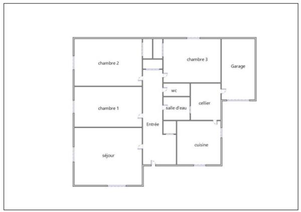 ALES (30) à vendre belle maison plain-pied d'environ 83m² habitable sur un terrain clos de 493m² environ.