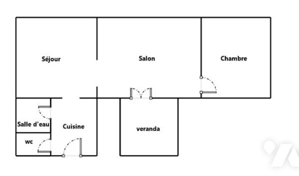 Maison Ifs 3 pièce(s) 47 m2