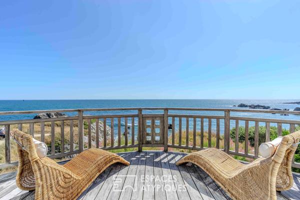 LE POULIGUEN – Propriété de charme face à l’océan, sur la Côte Sauvage