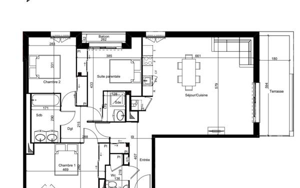 Appartement à vendre    4 pièces •  Toulouse